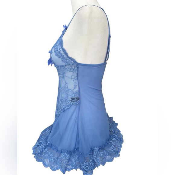 Frederick’s of Hollywood Lace & Mesh Lingerie Nightie NWOT - Picture 4 of 10